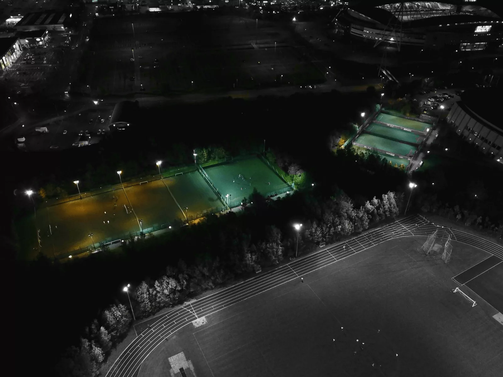 football pitches at bolton arena