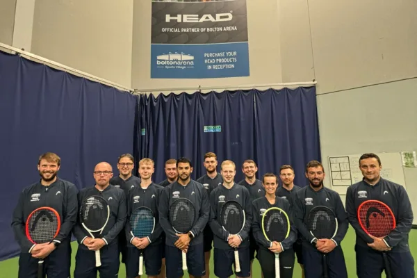 Tennis coaching team at Active Bolton Arena