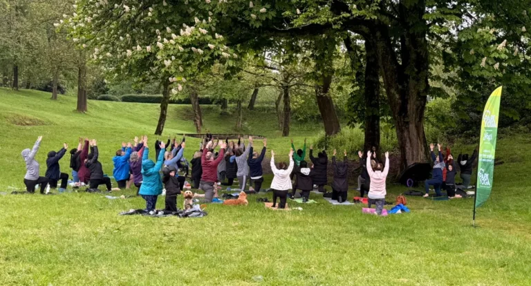 Bolton Park Yoga off to a memorable, inspiring start – despite the drizzle