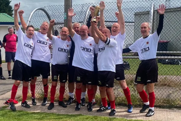 Lancashire O60's walking football team