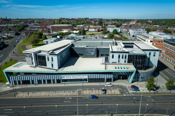 Aerial view of Sir Jason Kenny Centre