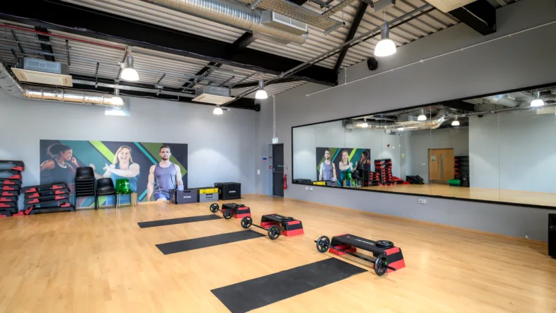 Group fitness studio Farnworth Leisure Centre
